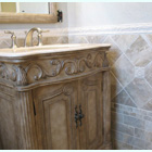 Bathroom with Italian Porcelain Tile