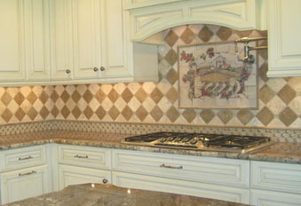 Examples of custom tile installations in New Jersey - Fuda Tile - The Tile King